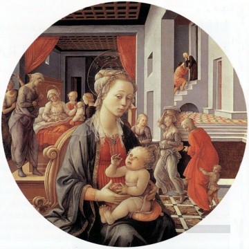 聖母子 クリスチャン・フィリッピーノ・リッピ Oil Paintings